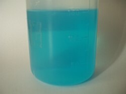 銅(II)イオン水溶液